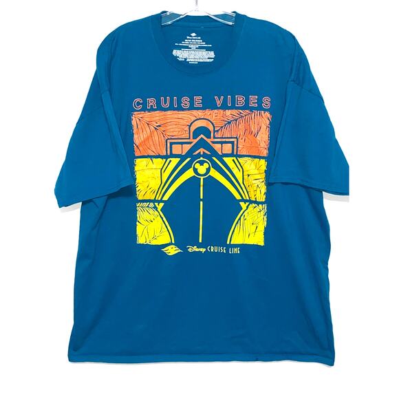 Disney Other - Disney Cruise Vibes Ship Shirt Mens XXL Retro Vacation Summer Tropical DCL Neon